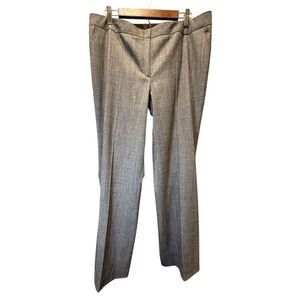 Escada Twyla Womens Trousers Dress Pants Straight Leg Gray 16 (EU 46)16 SMALL HO